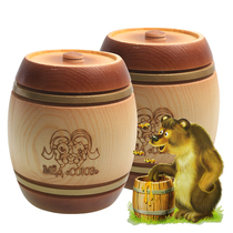 Foreign products are mostly imported from Russia in wooden barrels linden honey mixed flower nectar buckwheat honey grass and wood rhinoceros honey 900g
