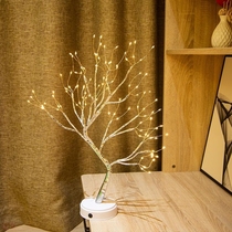 Pearl Firefly Tree Light LED copper wire light night light battery box USB Christmas room bedroom decoration String Light