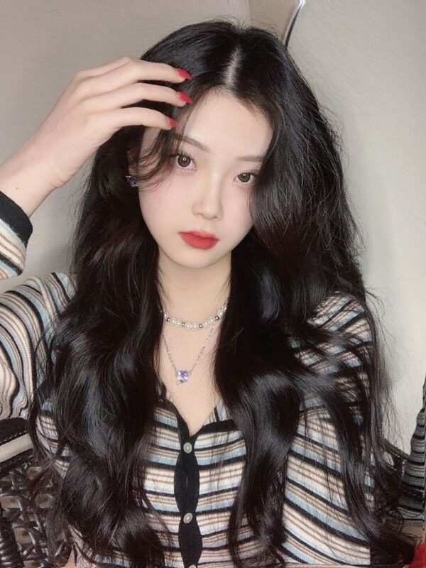 真我整顶全头套假发 大波浪卷发自然蓬松 蕾丝无痕隐形不露边 真发材质可烫染造型