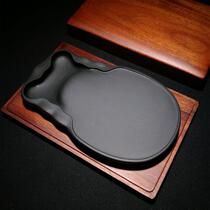 Longwei Mountain Four Meizi Keng Meizi Keng Silver Star Inkstone China She Inkstone (Old Keng Su Yan * Tibetan two suitable)