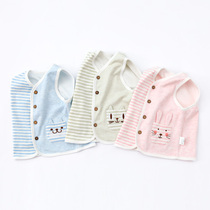 Newborn baby vest summer thin baby wearing vest female baby Foreign style small spring and autumn cotton waistcoat