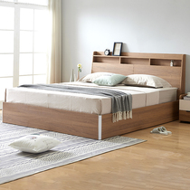 The Temple of Heaven Furniture bed modern minimalist ban shi chuang high box pressure chu wu chuang 1 5m1 8 meters single storage double H