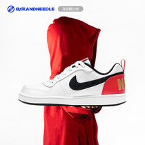 Compass NIKE COURT BOROUGH white red Chicago casual plate shoes 838938 DD8495-106