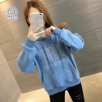Autumn and winter clothing 2021 thick plus velvet women wild autumn jacket early autumn ins jacket bf long sleeve lazy wind
