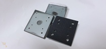 Square suction cup 110*100 pneumatic sand machine chassis Sander square fluff chassis original polished sticky plate