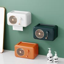 Toilet paper towel box shelve Toilet Wall-mounted Free and waterproof hanging wall Toilet Paper Barrel Toilet Paper Cramps Paper
