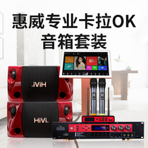 Hivi whiwei HK100 professional karaoke audio ktv home ksong 10 inch hi-fi conference speaker set