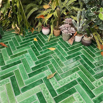 Nordic color split brick Net red restaurant bar bar long brick kitchen balcony bathroom toilet tile