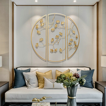 Wall decoration living room new Chinese style ginkgo leaf sofa background wall home pendant wall decoration TV Wall Wall Wall wall hanging