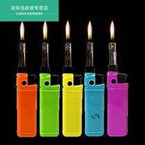 Short lighter hot pot gas stove Alcohol lighter ignition stick kitchen household inflatable open flame ignition gun