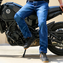 RICHA riding jeans motorcycle mens oversized stretch winter windproof warm and drop plus size locomotive pants