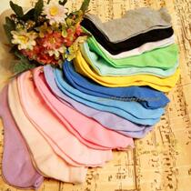 Qingku Lady shallow socks boat Socks candy color cotton socks women socks children invisible spring summer socks moisture wicking sweat