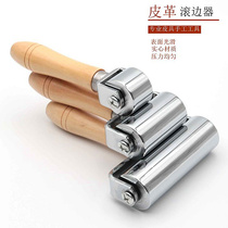  DIY handmade hand-sewn leather Yiling Leather carving edging device Edging device Roller rubber roller Cowhide leather iron rubber roller