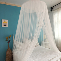 Simple Nordic dome mosquito net hook without bracket single door encryption thickening and high space ceiling mosquito net