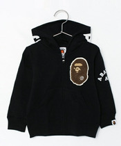 BAPE Tide Card Boy Dress CUHK Boy Ape Head Zip-Shirt Male And Female Child Long Baseball Suit Children Jacket Jacket