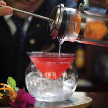 Unleaded Crystal Molecules Martini Cup Double Cocktail Margaret Cup Glass Triangle Cup