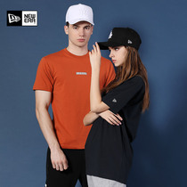 New Era New China BOX LOGO multi-color loose short sleeve mens T-shirt female couple half sleeve base shirt tide