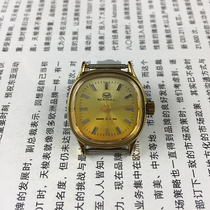 Tianjin watch factory made seagull square orange nail surface diameter 27mm send strap 1