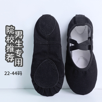 Boys dance shoes black soft bottom practice shoes adult men dancing shoes boy shape shoes Chinese dance cat claw shoes