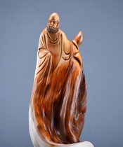 Taihang cliff root carving ornaments Dharma handicraft Cliff Wood carving hand carving