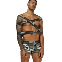 Tide Cards Underwear Meme Popcorn Pure Cotton Mens Underwear Sexy Trend ORLVS Foursquare Pants