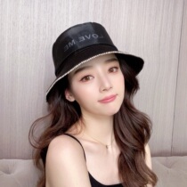 Tidal Card Cap Children Spring Summer Alphabet Nets net red Tongan fishermans hat female edge inlaid with sun-cap celebrities Yuanyins wind