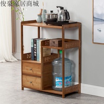 Simple sofa side cabinet small coffee table living room small coffee table kung fu tea table tea stand tea cabinet home tea table