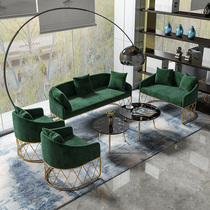 Nordic light lavish sofa minimalist modern office Living room Guest Studio Clothing Shop Cafeterie Café Sofa chair