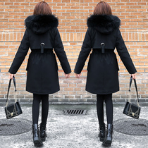 Parker cotton clothing womens 2020 winter new Korean version loose medium and long down cotton coat quilted jacket winter jacket ins tide