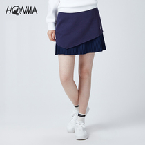 HONMA new golf womens skirt fashion simple irregular shape leg length Daily Sports