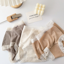 Special offer chocolate) super soft silky skin-friendly lace thread cotton modal mid-waist girl underwear