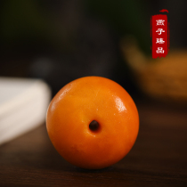 (Swallow) 10 53 grams of natural Old Beeswax buckle pendant Amber men and women necklace