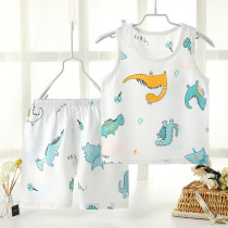 Summer vest suit for children in the summer months