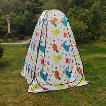 Portable bathing tent bath cover changing room mobile fitting room toilet outdoor fishing simple bathroom
