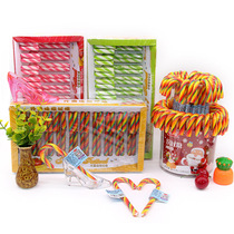 Good mood Childrens Day gift ideas Cane candy Lollipop Christmas New Years Day cane Candy Happy Candy