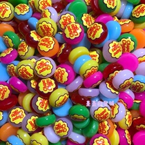 Xixi grocery store simulation cute treasure beads Candy bean food play resin accessories DIY cream glue accessories