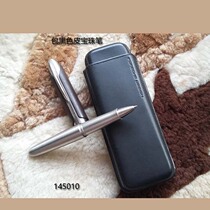 German Porsche Stainless Steel Bag Black Leather Pearl Pen Walking Pearl Pen Sign Pen Students Practice Character Business Gift-giving