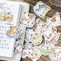 Seal cute hand account girl box sticker to make my meow sticker creative DIY hand tent decoration
