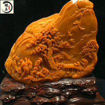 Laotian Stone Northern Fields Yellowstone Old Sex Junction Crystal Pendulum Piece Five Old View Tai Chi Stone Carving Seal Seal Engraving Courtesy Gift Customization