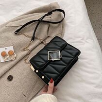 Hong Kong high sense French niche net red small bag female 2021 new one shoulder chain messenger small square bag