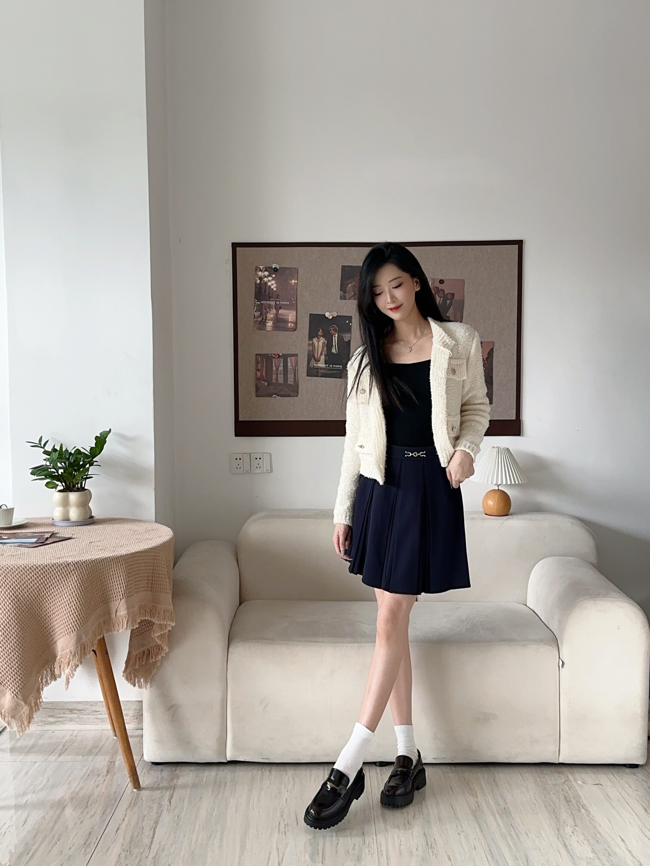 宋佳同款百丽海鸥乐福鞋2.0：厚底真皮的英伦飒爽美学