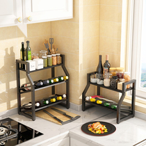 Kitchen seasoning rack oil salt sauce vinegar storage rack multi-function countertop seasoning seasoning shelf multi-layer seasoning bottle rack