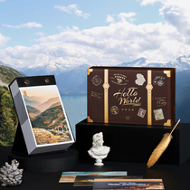 2021 literary travel calendar landscape art calendar retro gift box packaging gift gift good sentence proverbs ornaments