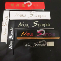 Hot selling New sample fabric hanging card cloth sample hanging card hook thick bronzed 37cm29cm grey board universal 10