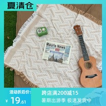 Picnic mat ins Picnic arm tide pad thickening supplies A full set of net red beach mat Outdoor spring mat