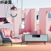 Nordic Ins Wind Pink Solid Architectural Fresco Clothing Shop Mekor Studio 3D Extension Space Background Wall Paper