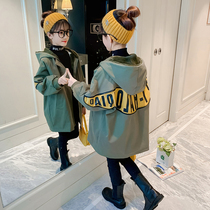 Korean girls cotton-padded coat 2021 winter clothes new childrens foreign style of children plus velvet padded cotton clothes