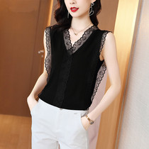 Xunshi drop cat Miao Ling store 2 Summer with 2021 Spring New Fashion base v-neck casual vest