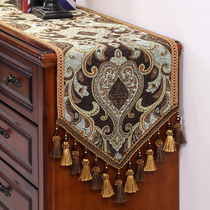 American retro table flag European-style high-end lavish table cloth Nordic light and luxurious tea table Gheu TV cabinet GENGUAN BORDER CABINET