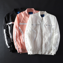 Foreign trade export tail single sports coat mens spring and autumn coat original single cut trend casual thin baseball jacket jacket